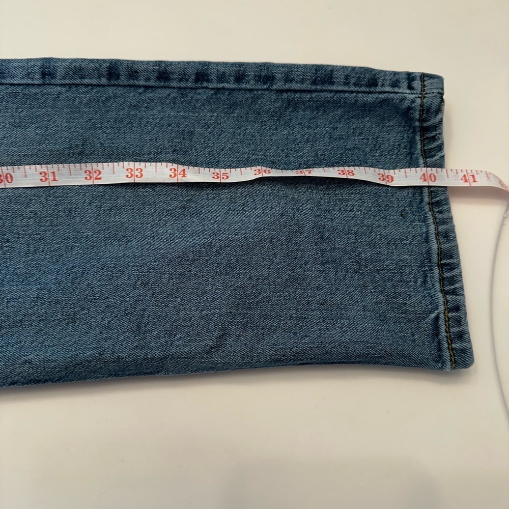 Levi's 514 W 38 L 30 Blue Relaxed Fit Distressed Jeans - Picture 5 of 5